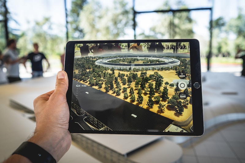 Augmented Reality App auf dem Tablett