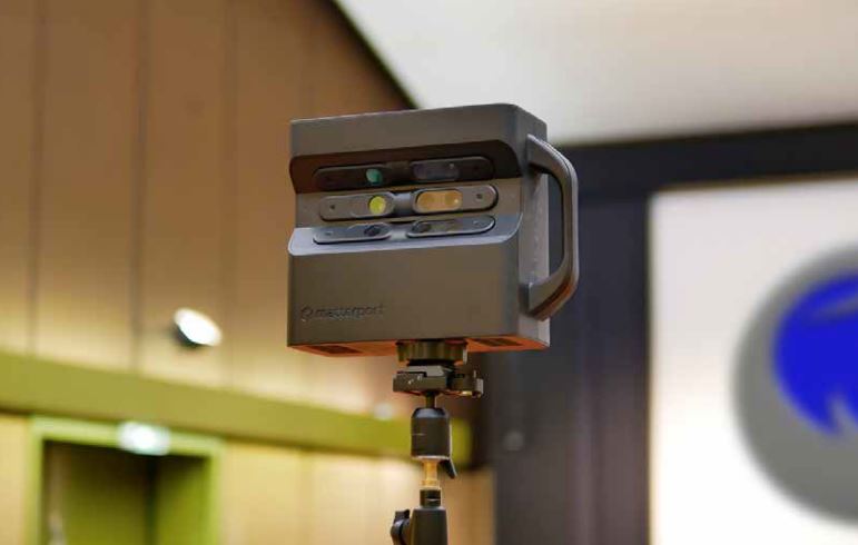 360° Kamera zur Aufnahme von 360°-Videos und -Bildern
